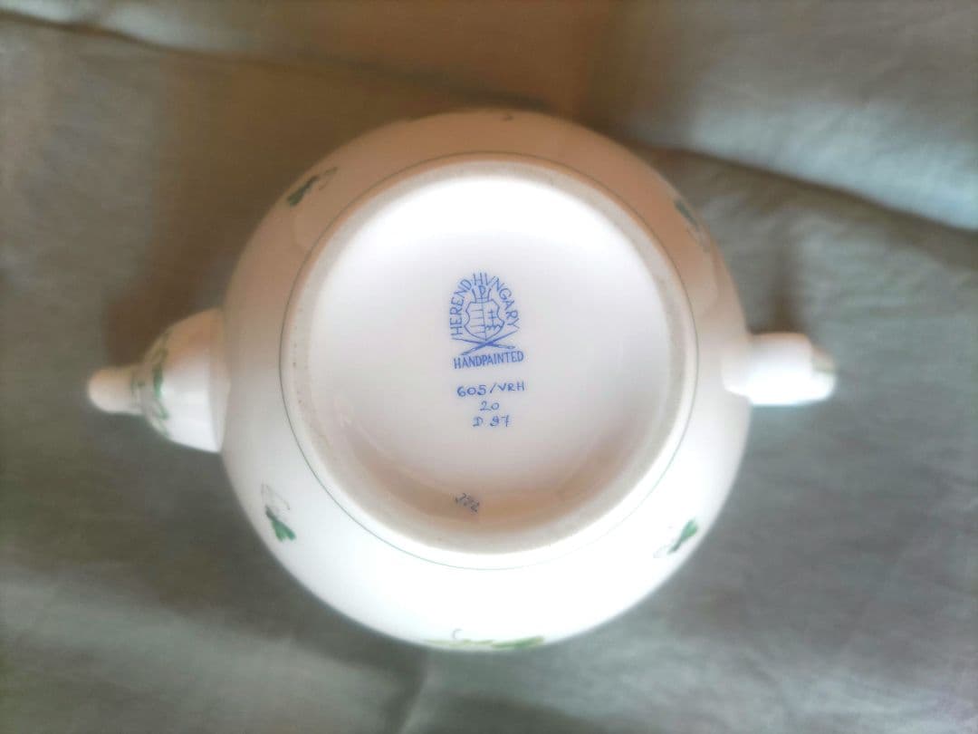 ヘレンド　ウィーンの薔薇　ポット