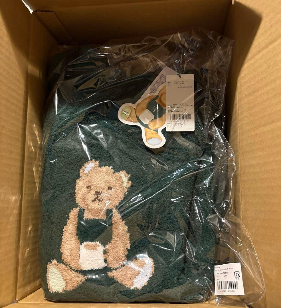 gelato pique パウダースタージャガードカーディガン グリーン