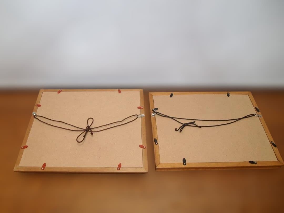 警察官階級章と自衛隊職種き章　額装セット