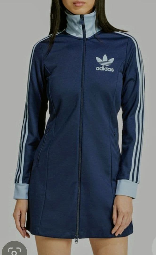 アディダスオリジナルス アディカラースリーストライプストラックトップ ワンピース