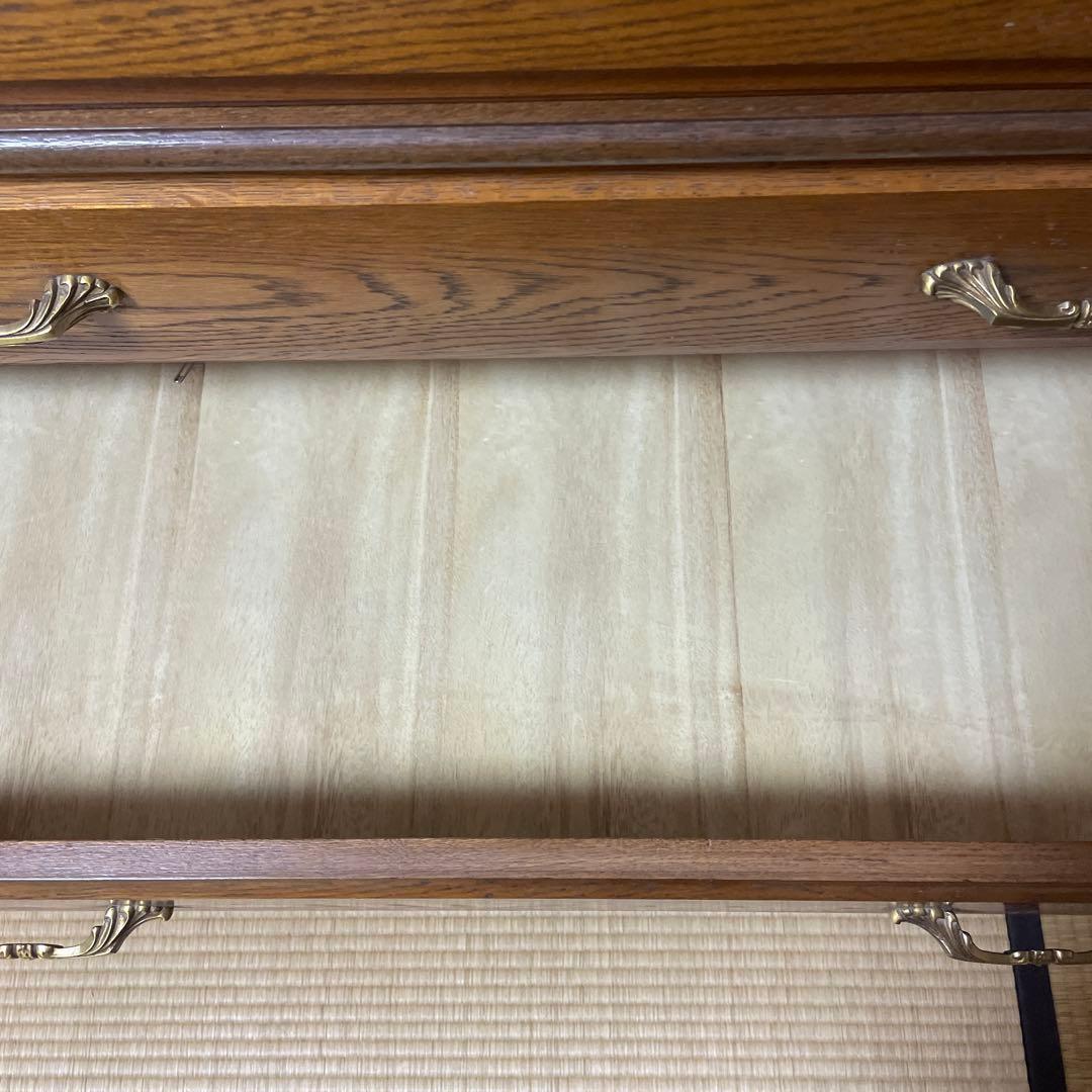 天然木　整理ダンス　箪笥　上下分離可　チェスト　KAWATA MOKKOU