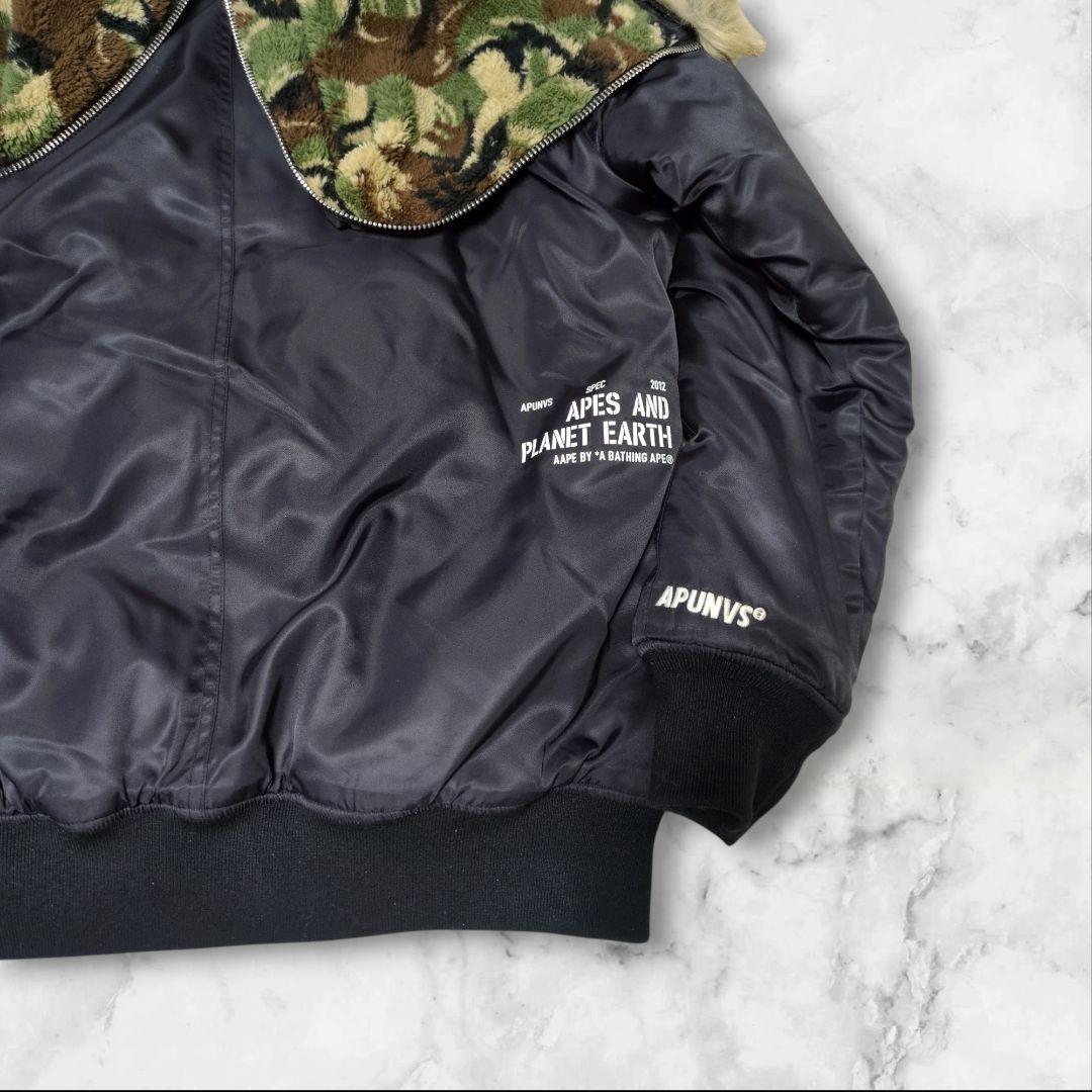 美品✨A BATHING APE n-2b 1st CAMO BAPE L