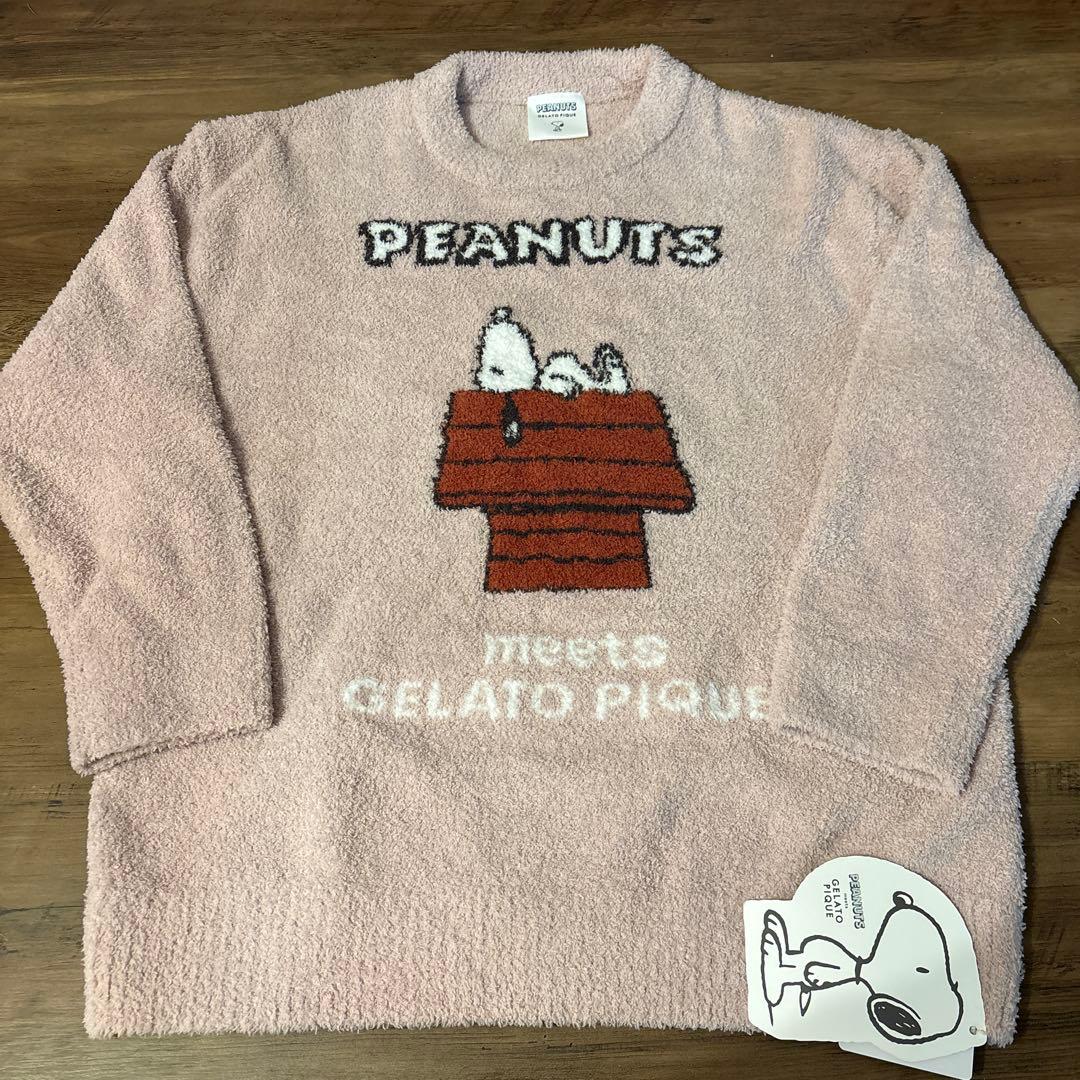 【新品未使用】ジェラートピケ　スヌーピールームウェア