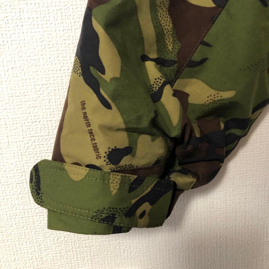 ノースフェイス迷彩カモ柄 L中綿スノーボードウェアマウンテンジャケットダウン