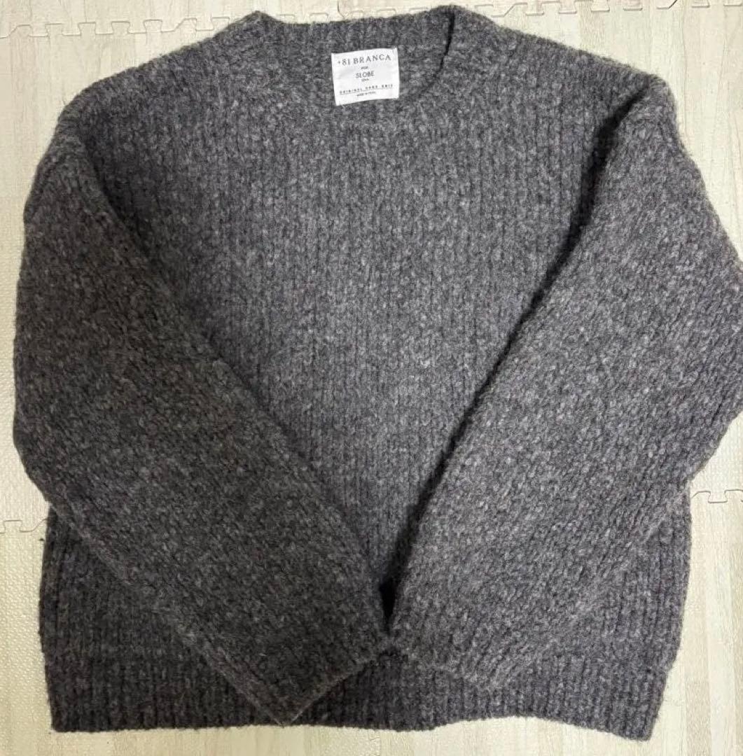 スローブイエナ+81BRANCA/ハチイチブランカペルーニットslobeiena