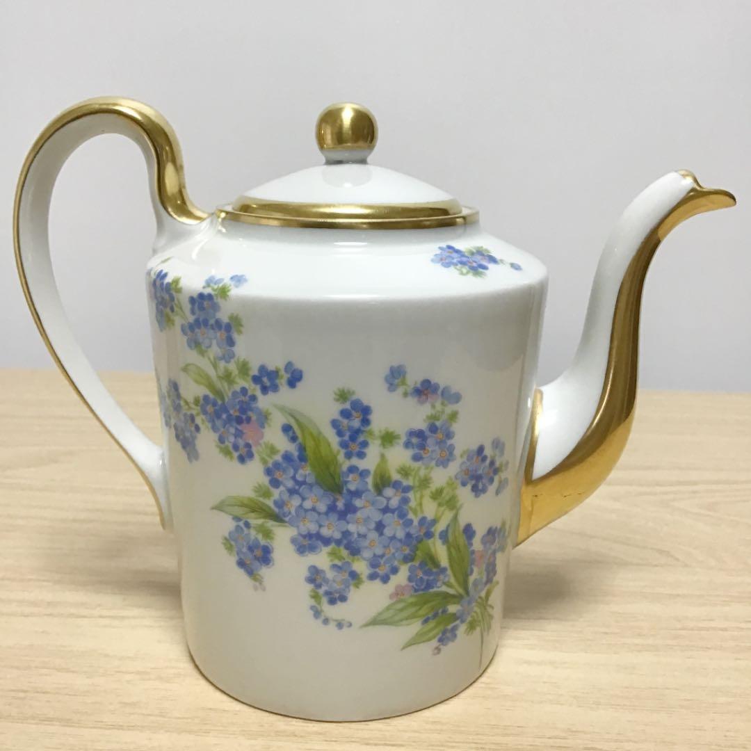 リモージュ　勿忘草　ティーセット　3点セット