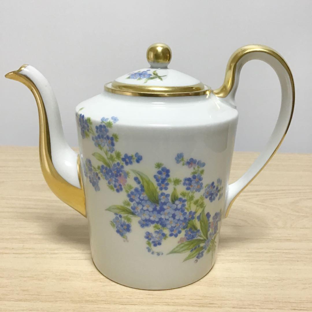 リモージュ　勿忘草　ティーセット　3点セット