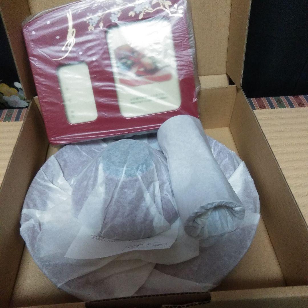 ひな人形セット有職雛　親王　飾り台　屏風　燭台　花セット