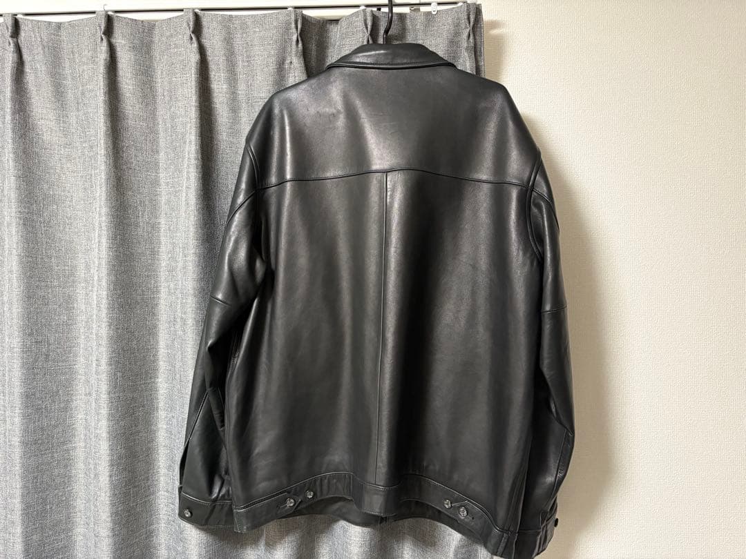 OLD Polo by Ralph Lauren ブラックレザージャケット LL