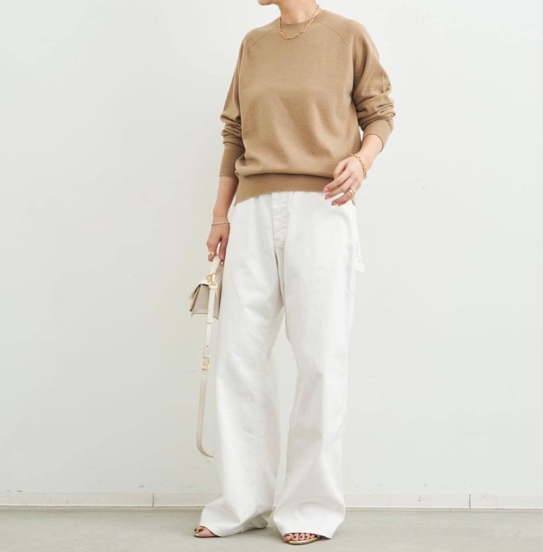 Deuxieme Classe Lee ペインターデニムパンツ　ホワイト　34