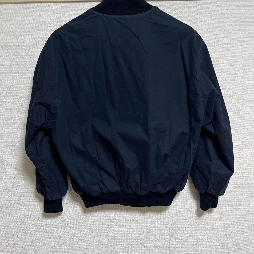 【dunhill】リバーシブルボンバージャケット 38/ダンヒル 綿×カシミヤ混