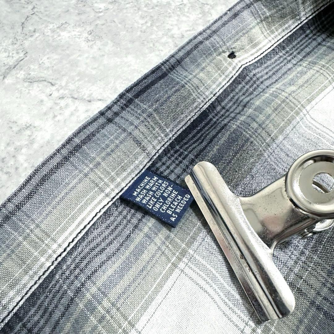 90s POLO SPORT ポロスポーツ オンブレチェックシャツ ブラック