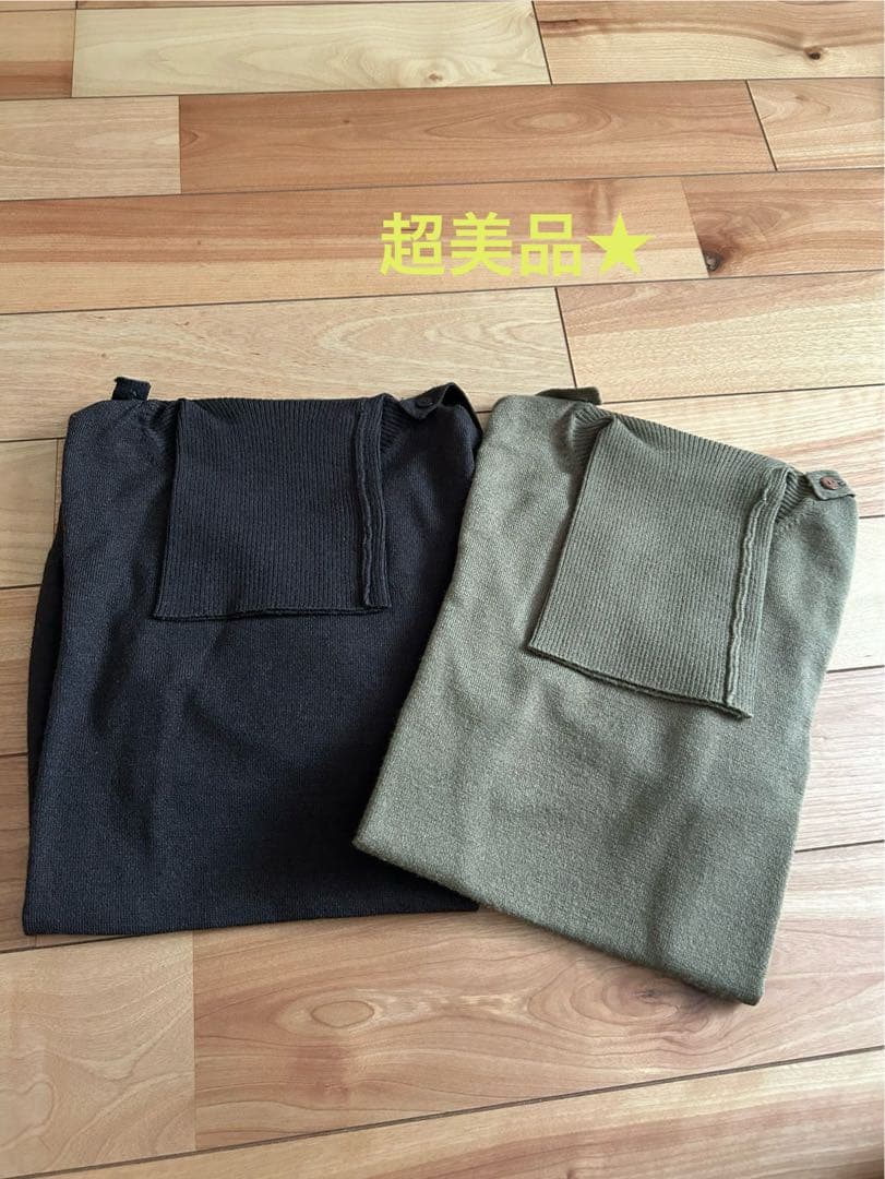 高級品　☆超美品☆ タートルセーター　２枚セット　色違い　M