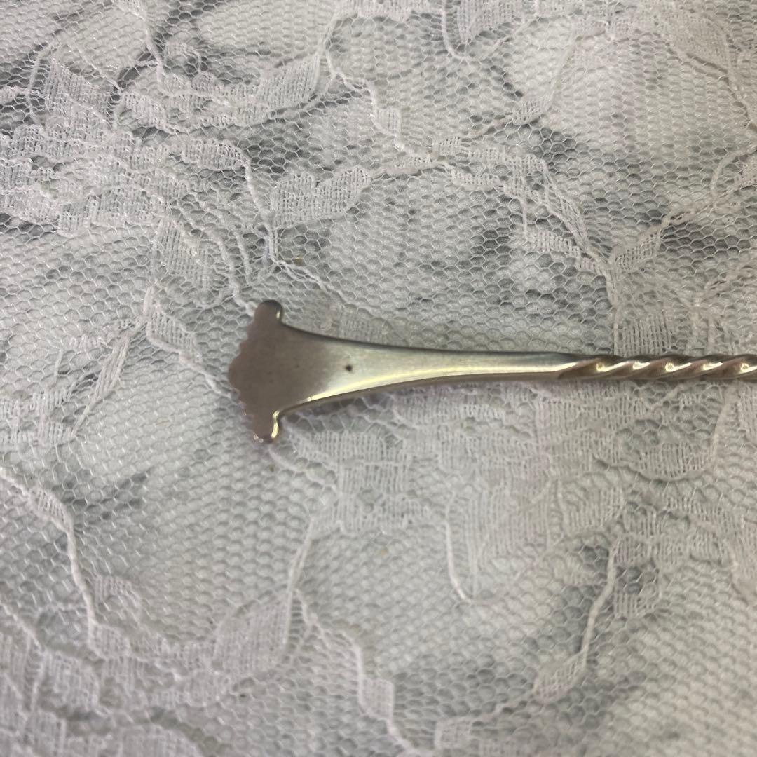 英国　アンティーク　バーミンガム　シルバー　コーヒー　スプーン