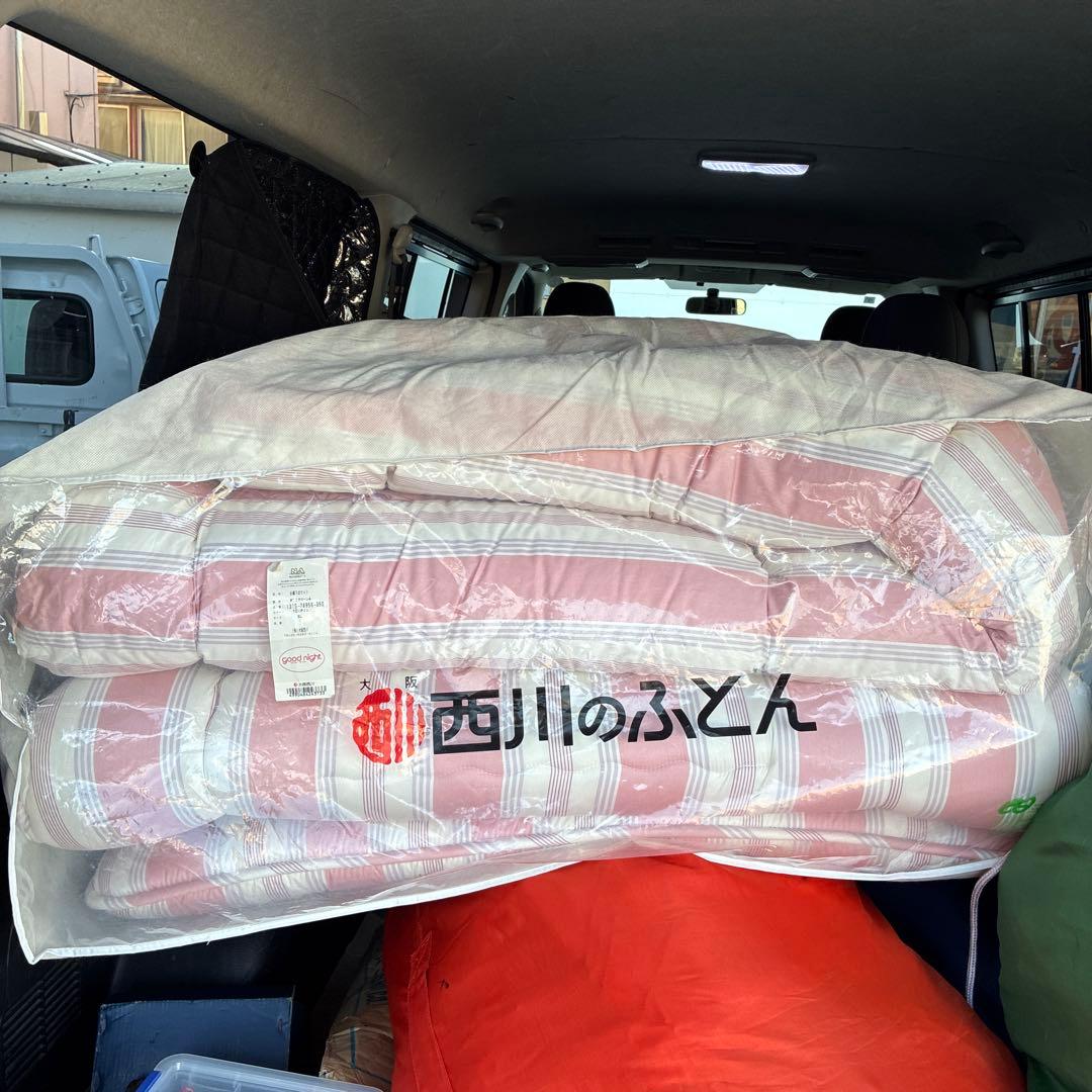 u*a様 大阪西川　布団3点セット　冬敷布団　掛け布団　枕　新品未使用品