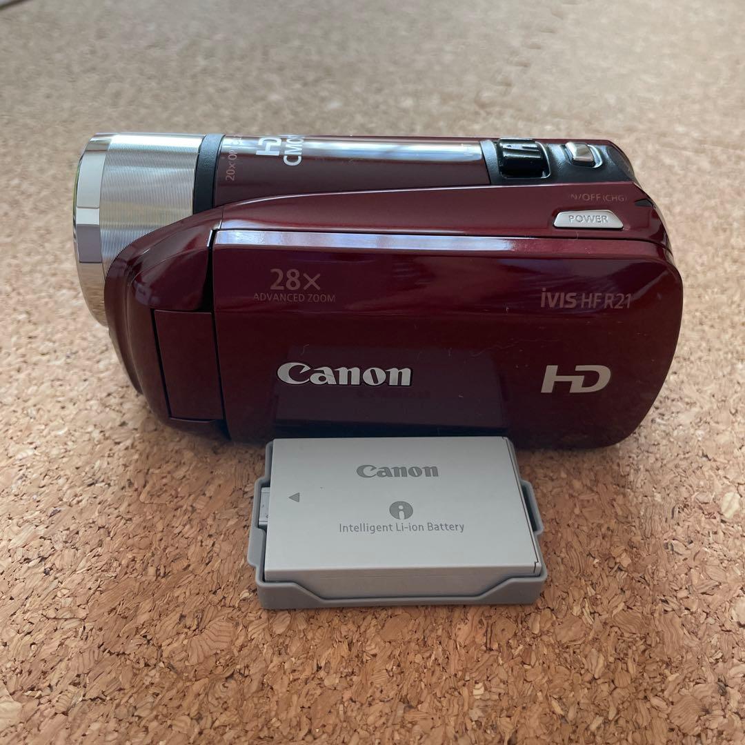 ビデオカメラ Canon iVIS HF R21 RED