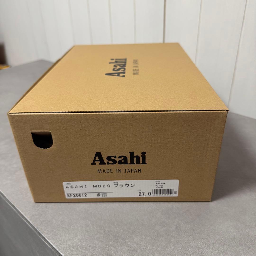 【極美品 27cm】Asahi BELTED LOW SUEDE ブラウン