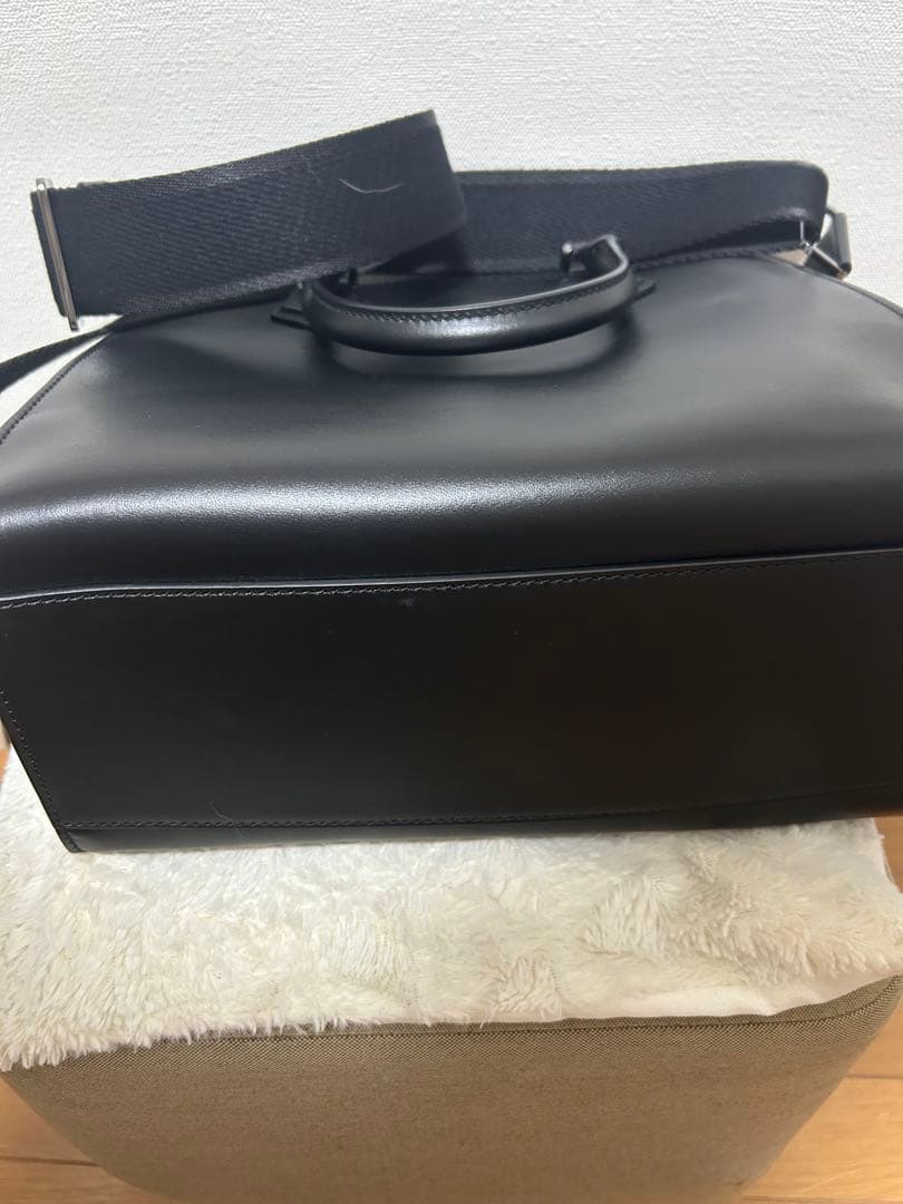 こうじ　DOLCE&GABBANA 黒 レザー ショルダーバッグ