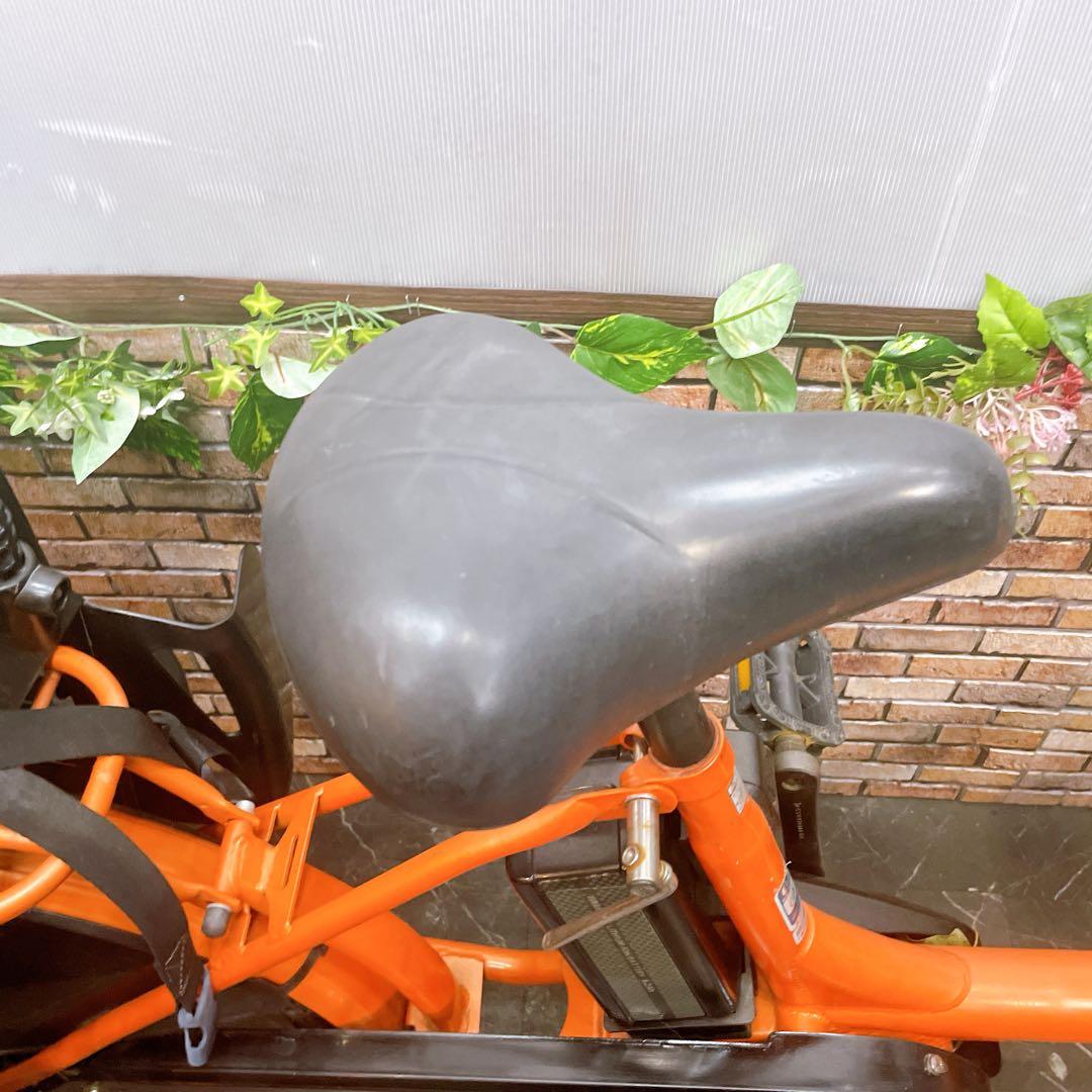 【17】YAMAHA PAS Babby オレンジ 3人乗り対応 20インチ