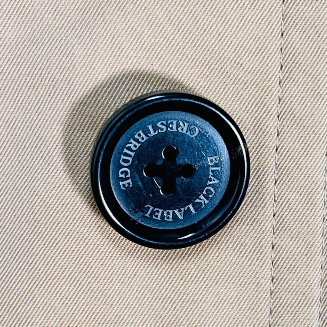 【ブラックレーベルクレストブリッジ】ステンカラーコート L チェック ライナー付