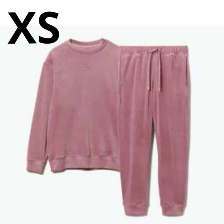 TENTIAL BAKUNE ベロア リカバリーウェア パジャマ ピンク XS