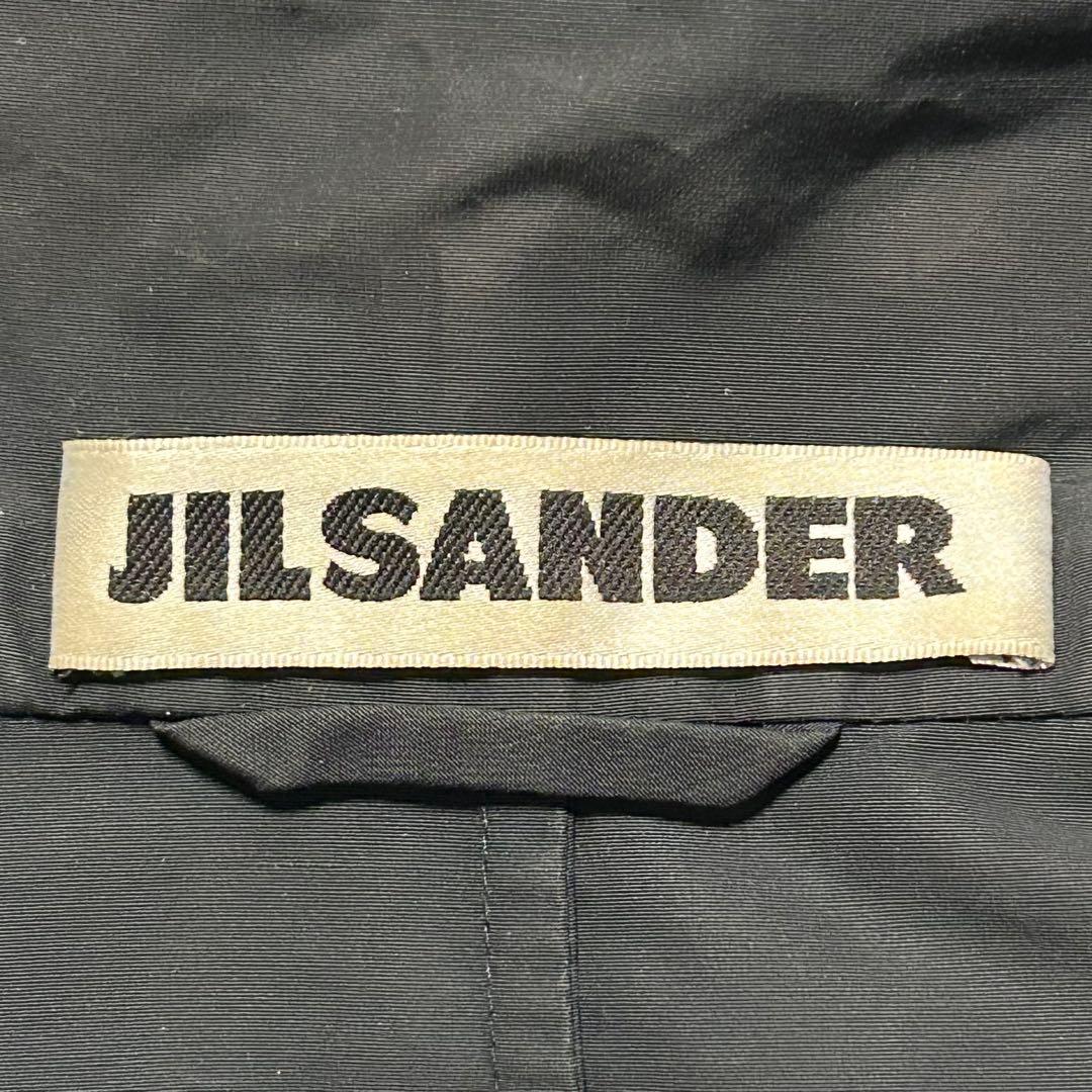 JIL SANDER ジルサンダー ステンカラーコート ロングコート 黒 38