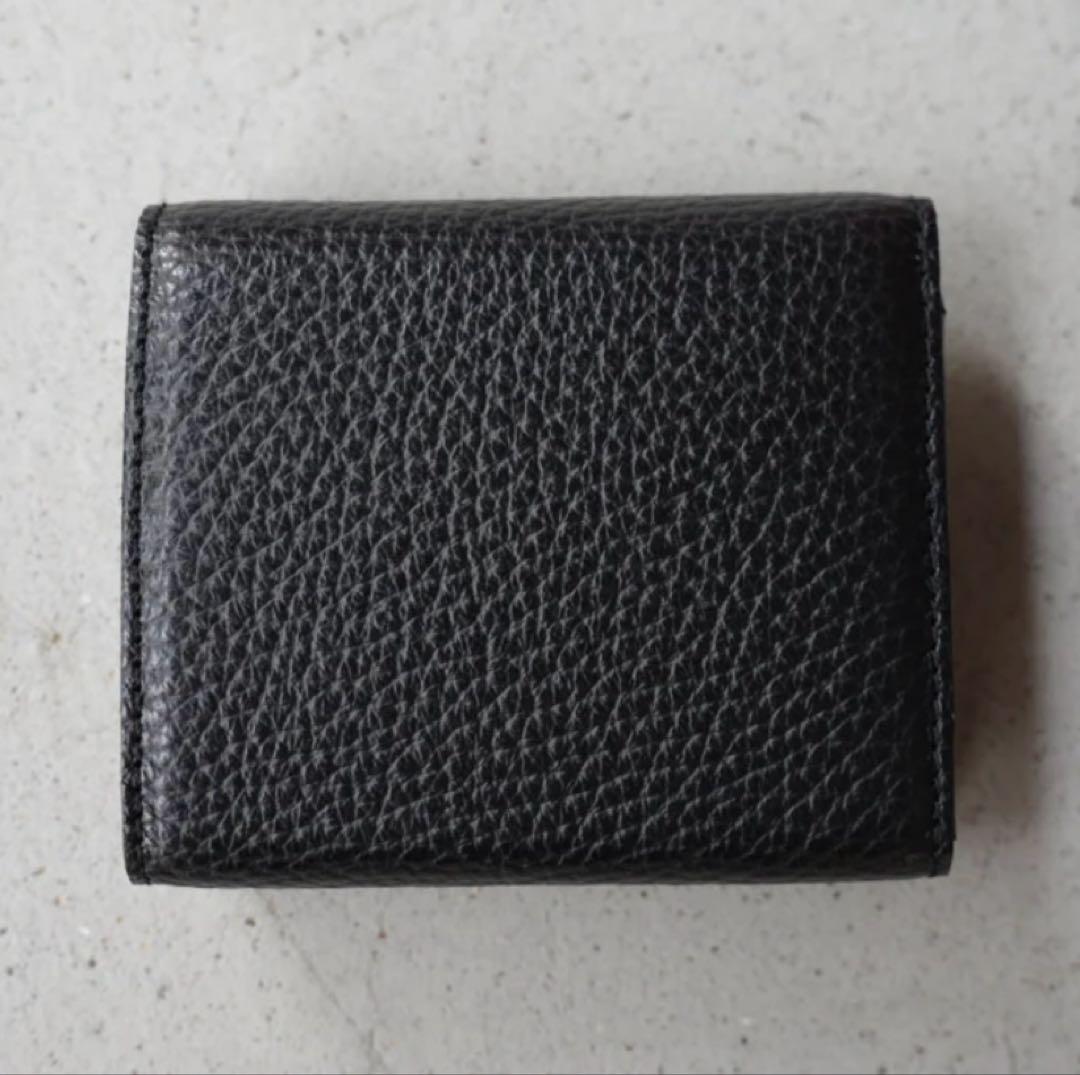 未使用　コンパクトウォレット　ミニ財布　牛革