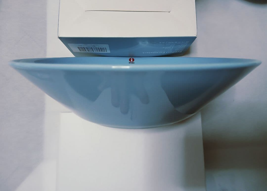 未使用 15cmボウル ディーププレート ライトブルー 廃盤 21cmボウル