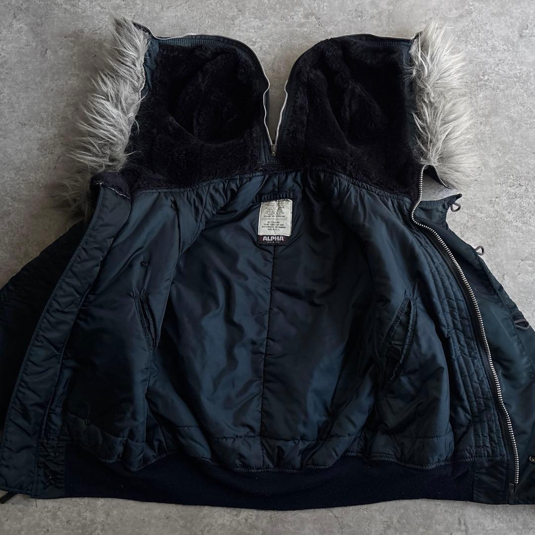 80's■ALPHA INDUSTRIES【M】N-2B フライトジャケット