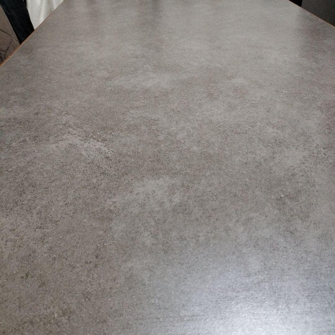 ニトリ セラミックトップテーブル(NコレクションT-12 135 MBR/GY)