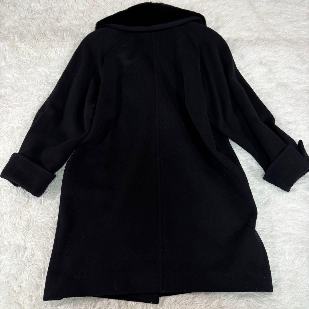 美品 ✨ miss Chloe ダブル ロングコート カシミヤ混 ショールカラー