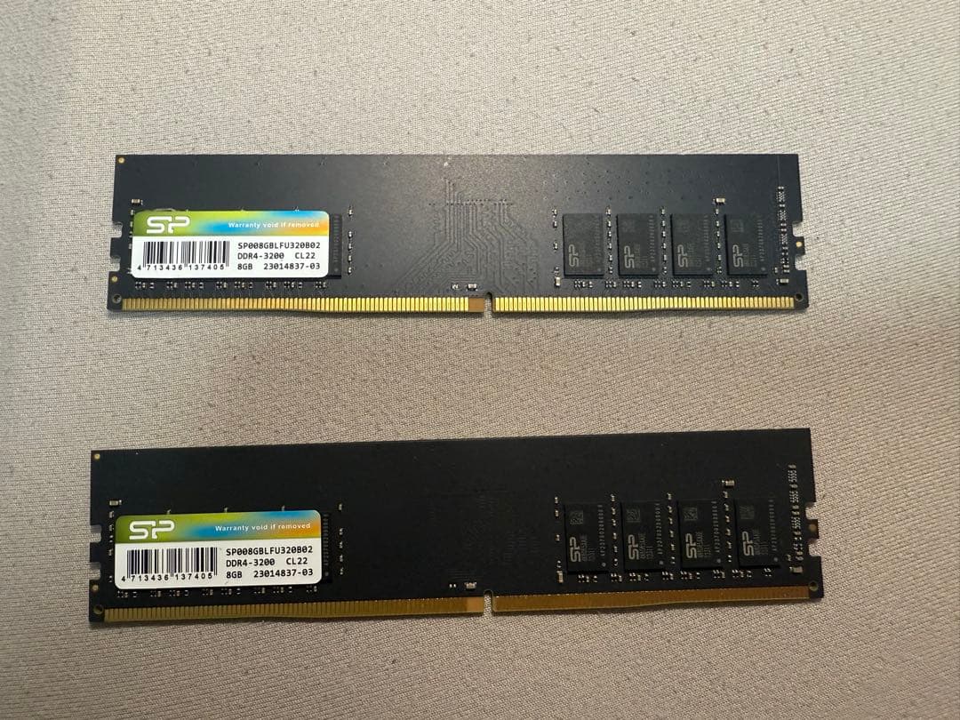 DDR4-3200 CL22 8G×2