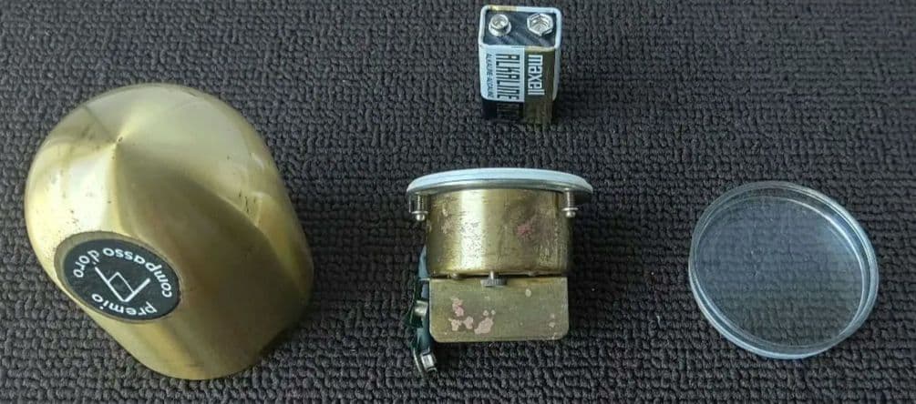 Lorenz Static(Gold) Richard Sapper 置時計