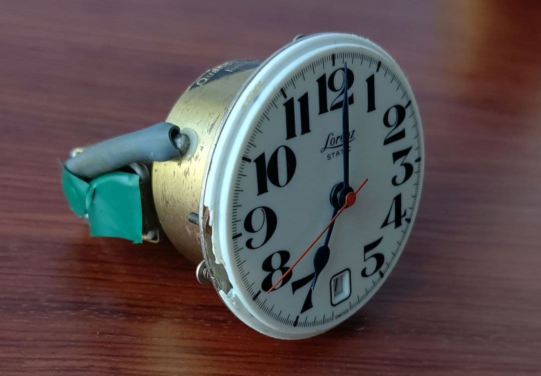 Lorenz Static(Gold) Richard Sapper 置時計