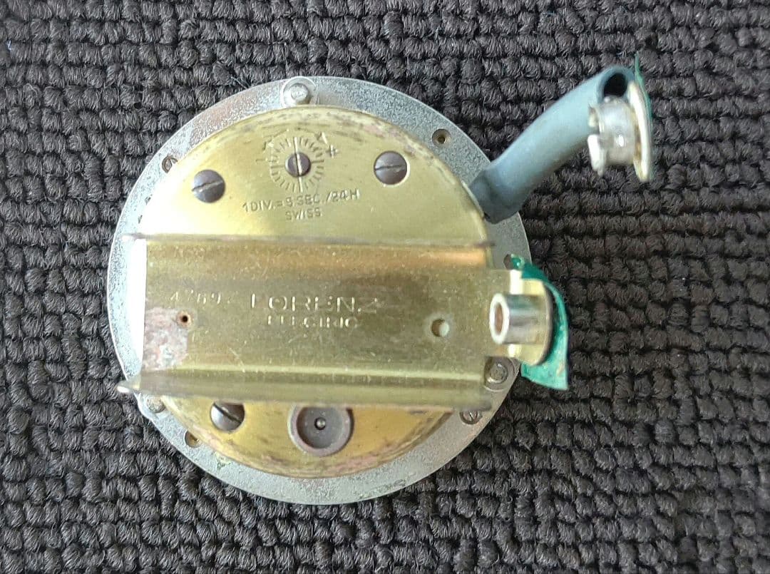 Lorenz Static(Gold) Richard Sapper 置時計