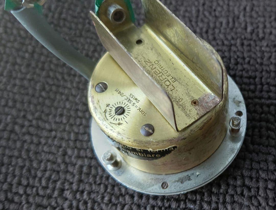 Lorenz Static(Gold) Richard Sapper 置時計