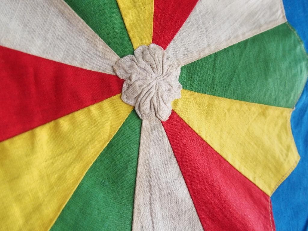 インド グジャラート アップリケ 壁飾り布