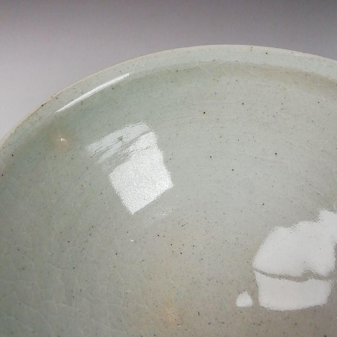 Ｓ９３５　茶碗　『午の絵』『久村焼』『柳楽勝重 作』　共箱　抹茶碗　茶道具