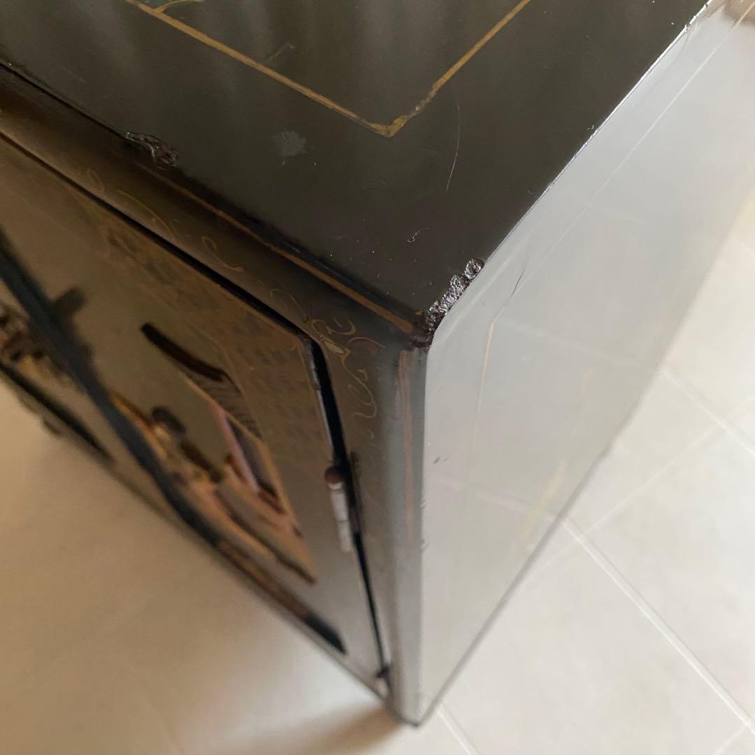 中国　アンティーク　キャビネット　李朝家具　中国家具　象嵌　和モダン　アジアン