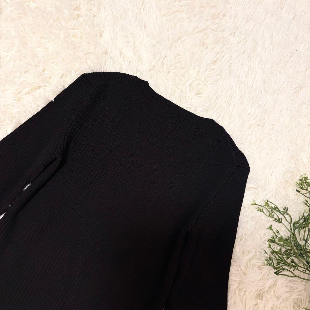 【未使用に近い・25SS✨】allureville リブニット 黒