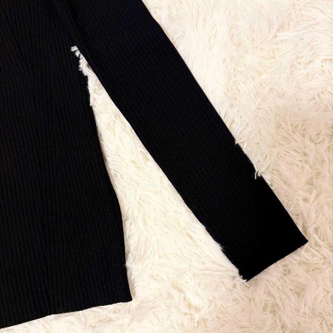 【未使用に近い・25SS✨】allureville リブニット 黒