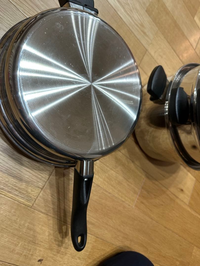 アムウェイ　鍋・フライパンセット ステンレス製