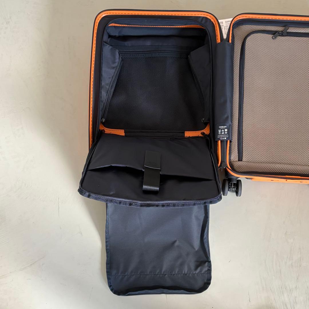 東急ハンズ hands+ スーツ キャリー ケース 35L オレンジ