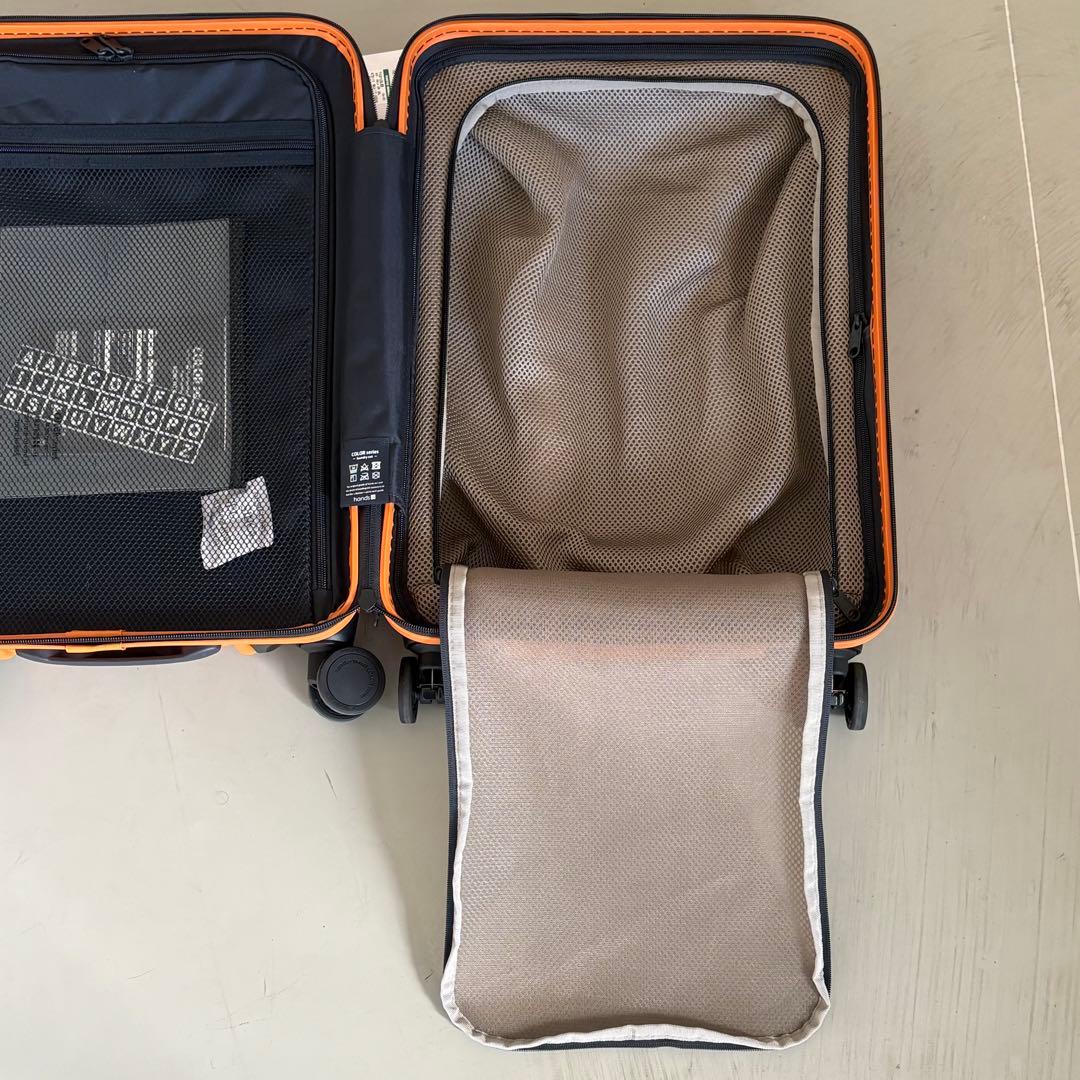 東急ハンズ hands+ スーツ キャリー ケース 35L オレンジ
