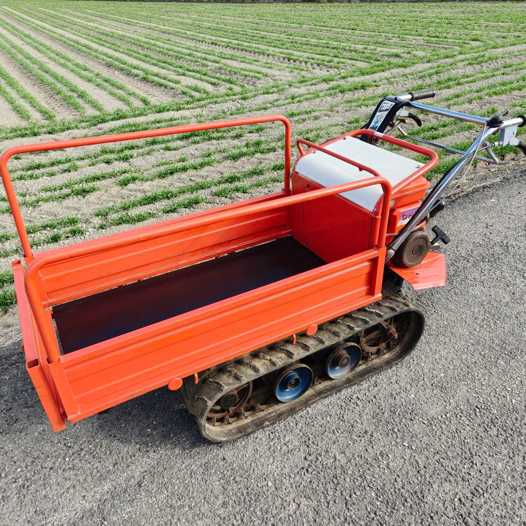 筑水キャニコム BFP402 運搬車 ダンプ クローラー ガソリン 手動ダンプ