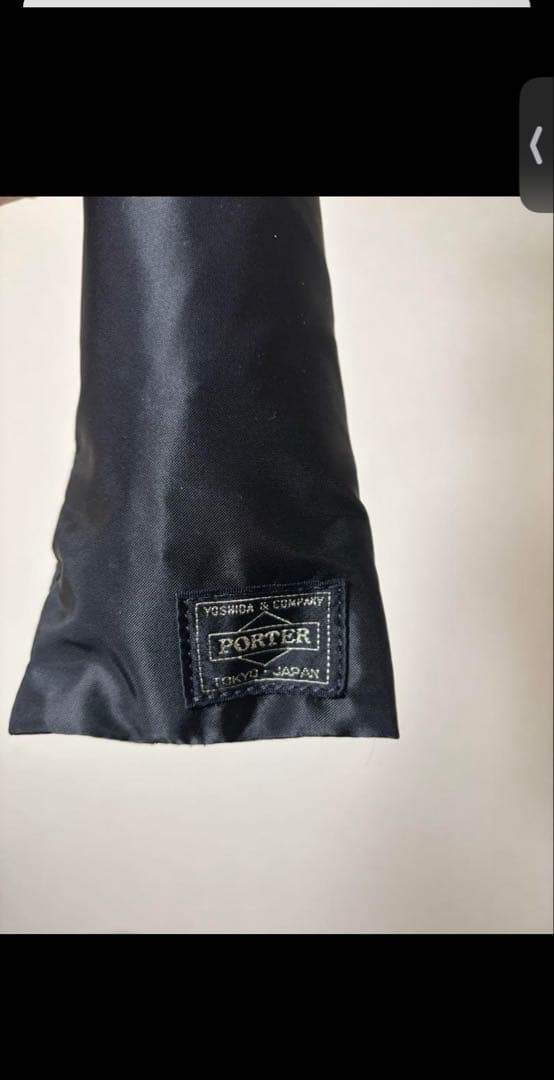 折りたたみ傘 前原光榮商店 x PORTERコラボ　ブラック　ポーター