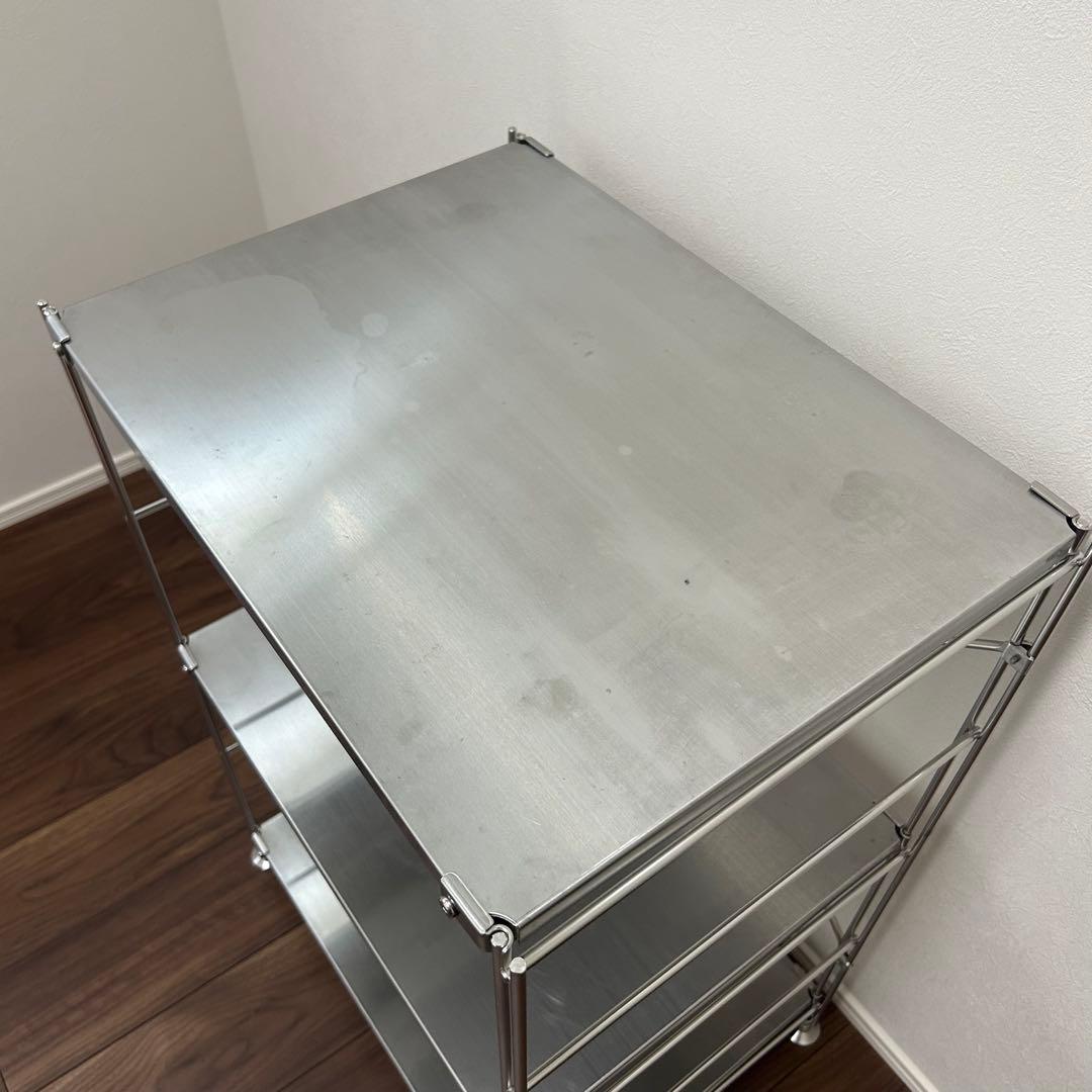 無印良品　ステンレスユニットシェルフ　ステンレス棚セット　小