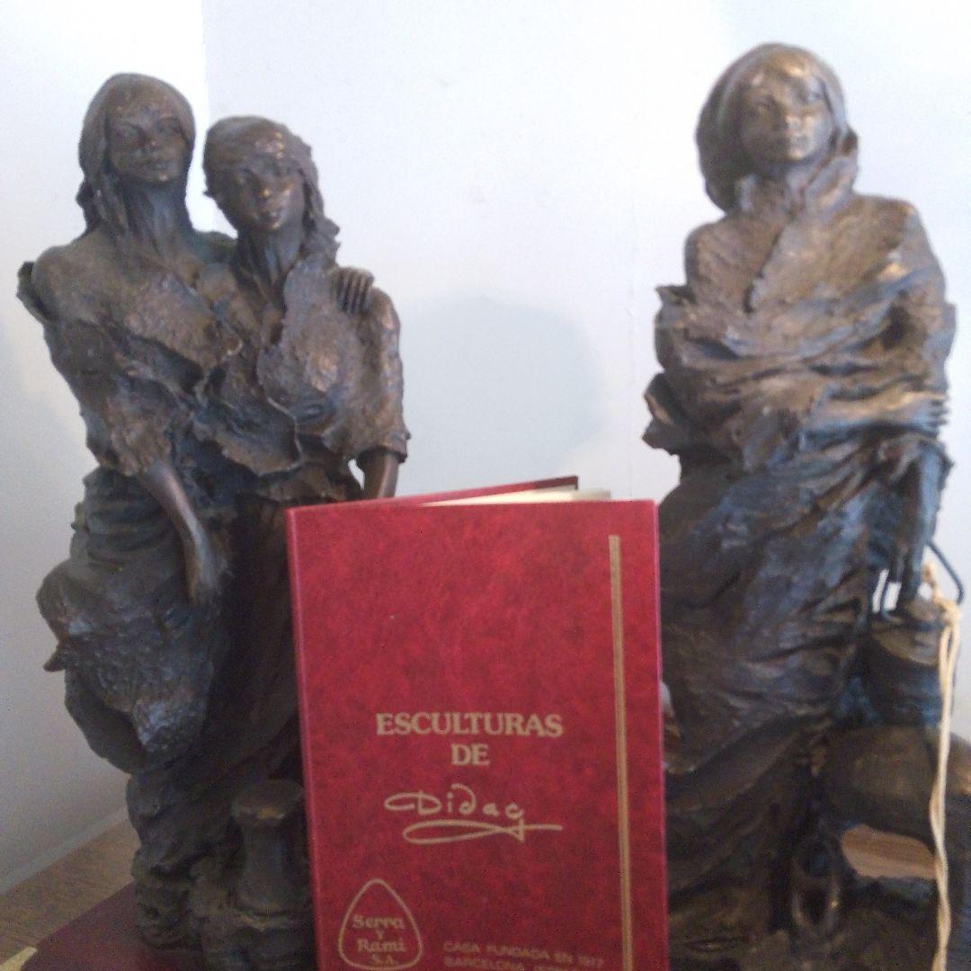 ブロンズ像スペイン彫刻家Didac　二点まとめて　保証書有り　本土のみ資産価値有