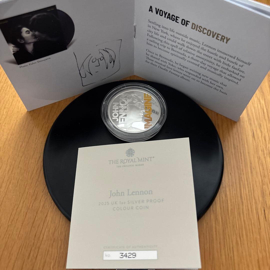 A*e様 John Lennon 2023 UK Silver Proof Co