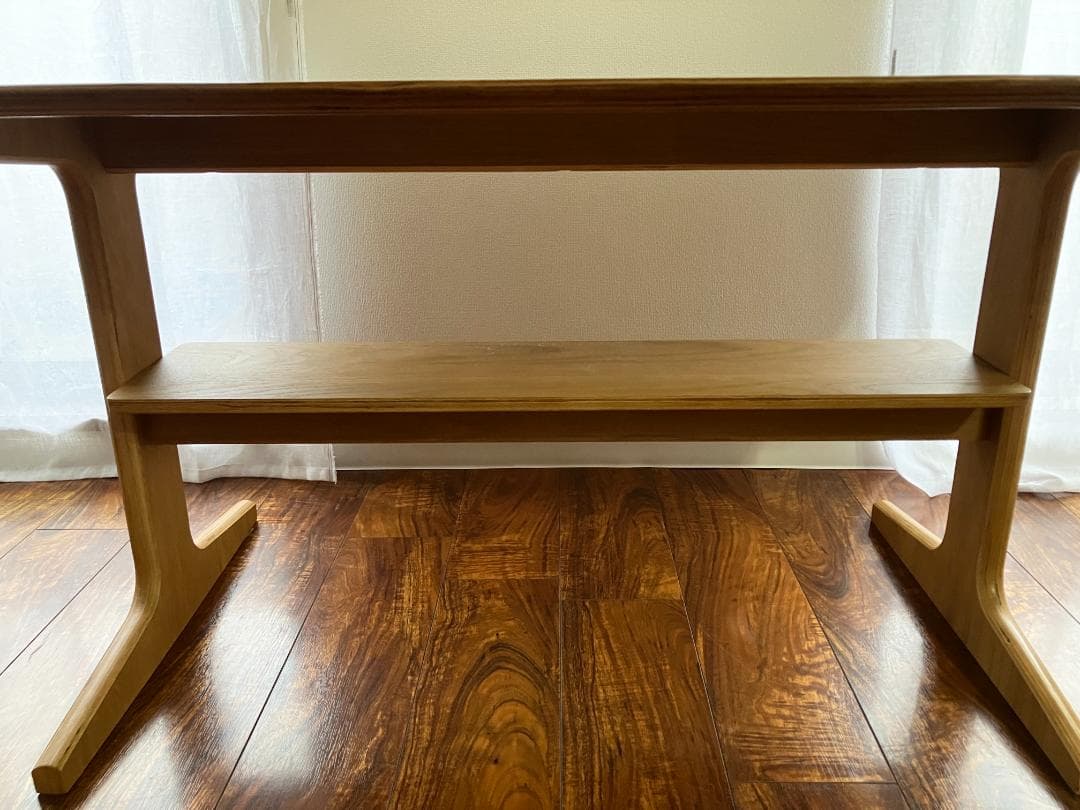 無印良品 リビングでもダイニングでもつかえるテーブル オーク材
